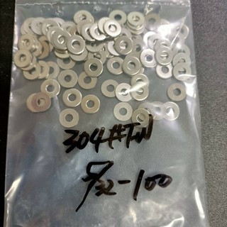 500入優惠組! 白鐵華司 5/32 白鐵墊片 304 不鏽鋼 華司 不銹鋼華司 白鐵 平華司 5/32" M4 4MM