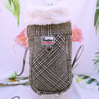 ☛ FAMstore☚時尚質感大衣 寵物服飾 內刷毛厚款 背心式 貓狗衣 寵物衣 狗衣服 寵物衣服 寵物衣物 寵物用品