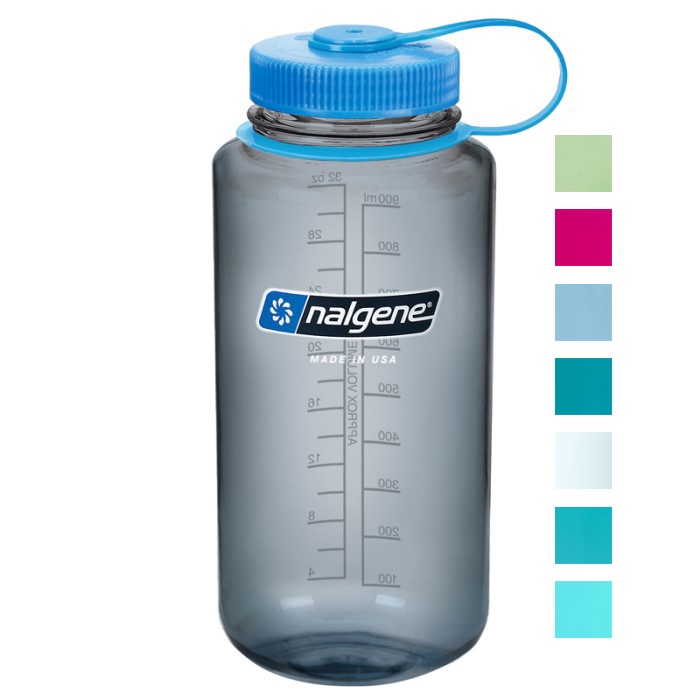 Nalgene 美國 1000cc 寬口水壺 1L 寬嘴 水瓶 TRITAN 不含BPA 多色可選 2178 綠野山房