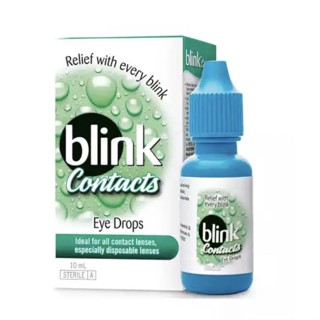 【藥師優選】✅實體藥局 嬌生-冰藍 BLINK 高水分隱形眼鏡潤濕液10ML (單入)