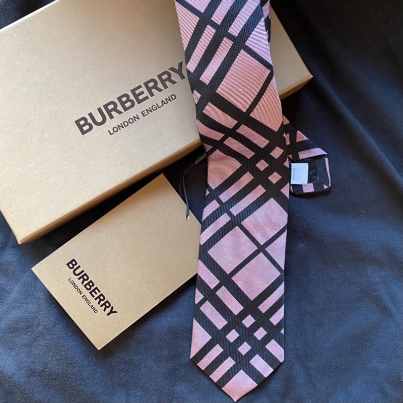 全新BURBERRY 領帶 格紋 英國製