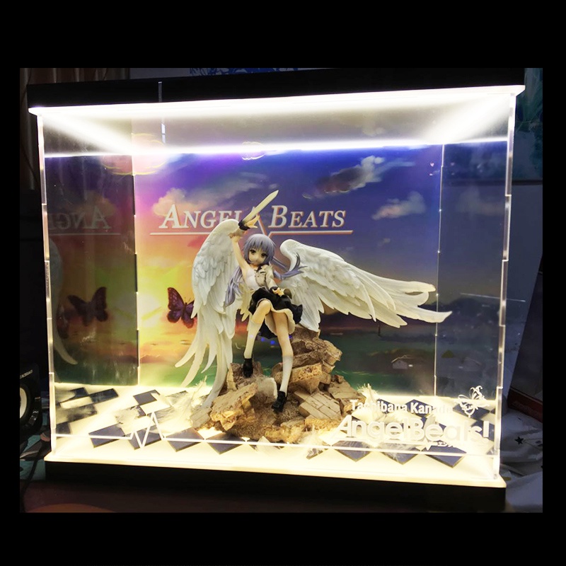 【唯暖暖】Broccoli Angel Beats 立華奏 天使 壓克力 PVC 公仔 展示盒