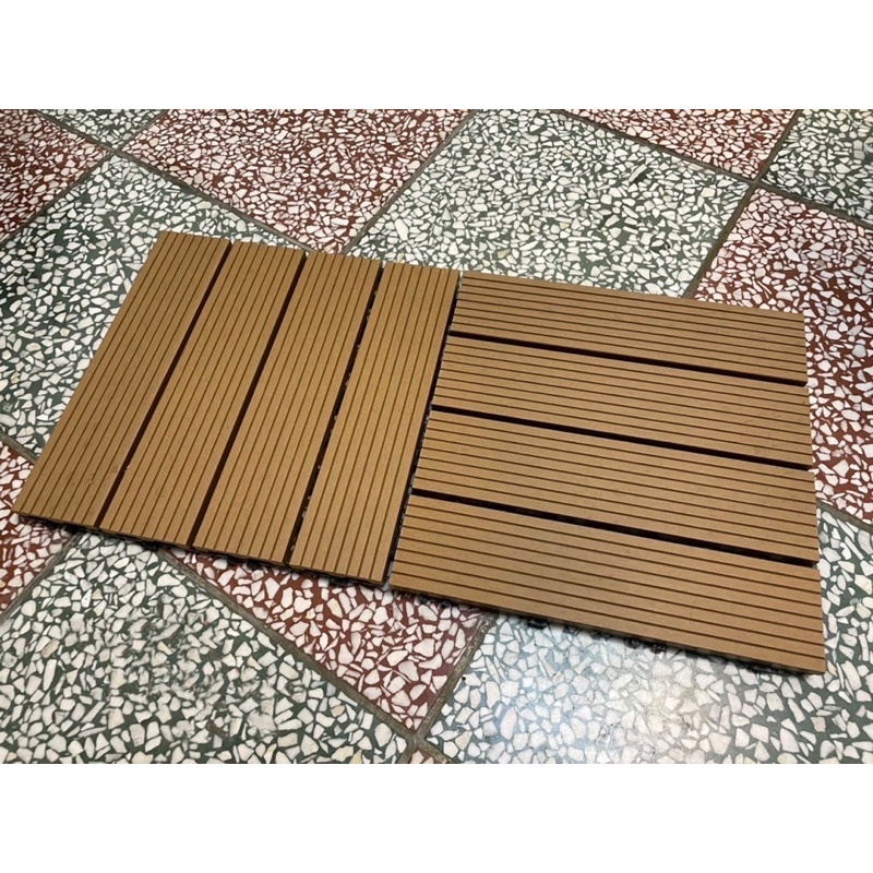 防腐朽 塑木地板 免膠拼接地版 仿實木地板 卡扣地板 木頭紋地板 木紋地板 木地板 防水防滑耐磨 裝潢地板貼