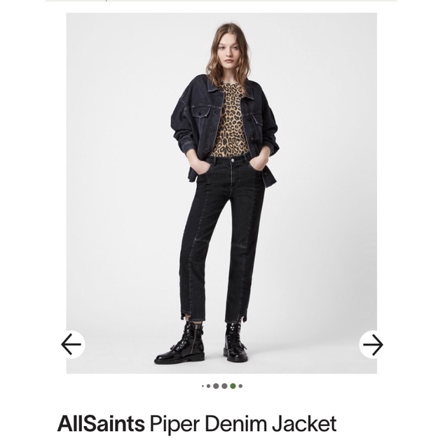 allsaints piper denim jacket 牛仔外套（不議價）