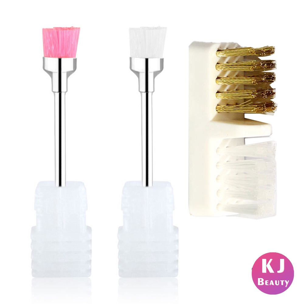 Nail art double-sided grinding head cleaning brush