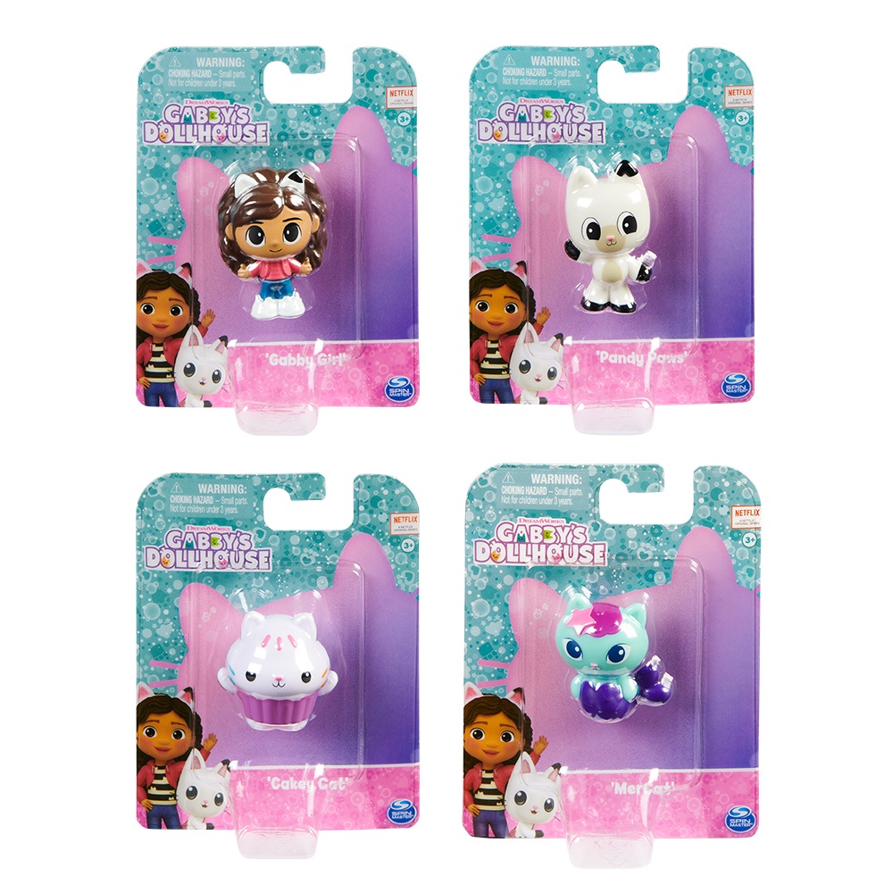 蓋比的娃娃屋-角色小公仔4入組
