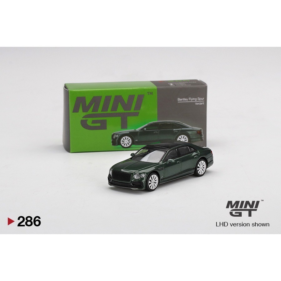 MINI GT 1/64 Bentley Flying Spur Neptune 286 賓利 綠 四門 轎車 跑車