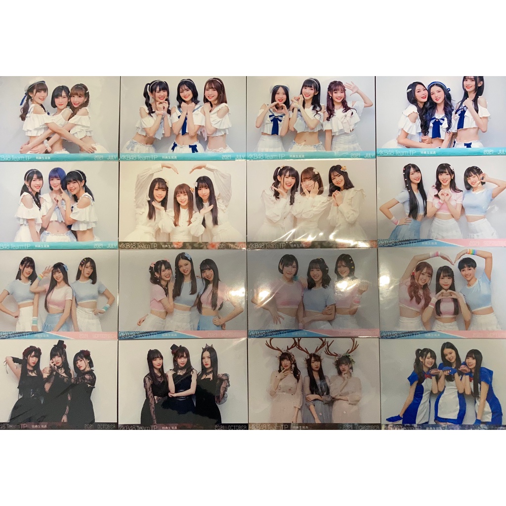 AKB48 Team TP 月別 特典 合照 生寫真 3.5 林于馨 冼迪琦 蔡亞恩 邱品涵 劉語晴 董子瑄 未來少女