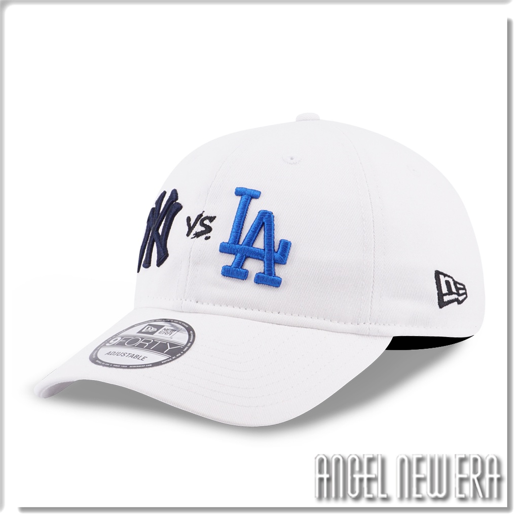 【ANGEL NEW ERA】NEW ERA MLB 洋基 NY 道奇 LA 世界大賽 白色 老帽 9FORTY 軟板