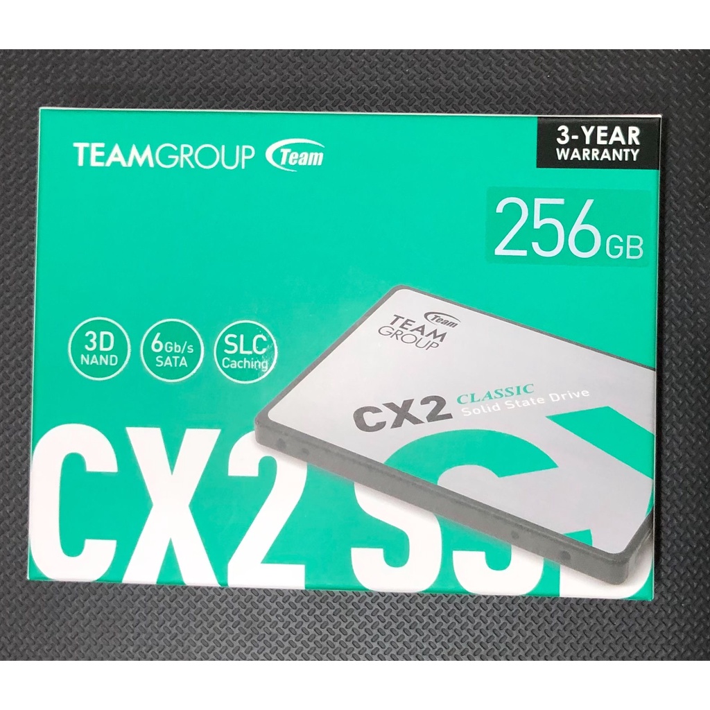 全新 TEAM 十銓 CX2 256GB 2.5吋 SATAIII SSD 固態硬碟 256G