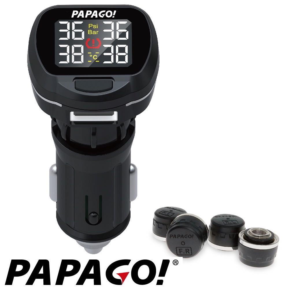 PAPAGO TireSafe S22E 獨立型胎外式胎壓偵測器—-輪胎 改裝 車機 鋁圈  汽車零件