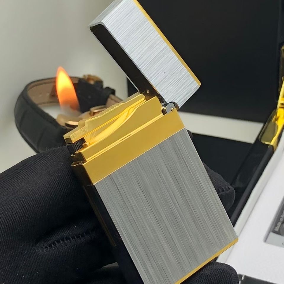 🔥免运🔥 打火機 都彭打火機 dupont都彭 多款可選都澎朗聲都彭打火機純銅男士充氣側滑高端拉絲聲音清脆