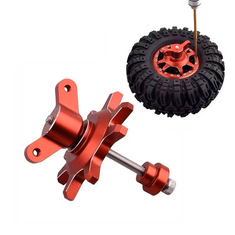 《賽鋒模型》RC遥控模型車 攀岩車 輪胎 輪框 夾胎器1.9寸 鎖胎  拆胎器2.2寸 壓胎工具