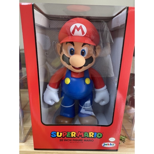 現貨 全新 Jakks Nintendo  任天堂 Mario 瑪利歐 20吋 50公分 超大可動公仔