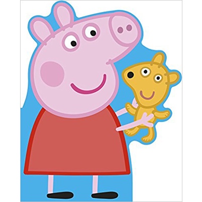 Peppa Pig: All About Peppa: A Peppa-shaped board book (硬頁造型書)(硬頁書)/Peppa Pig【禮筑外文書店】