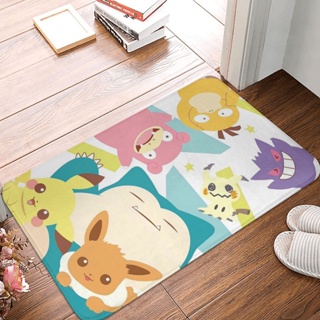 精靈寶可夢 神奇寶貝地毯防滑防水地墊40*60cm(16*24in)地板廚房臥室浴室客廳地毯