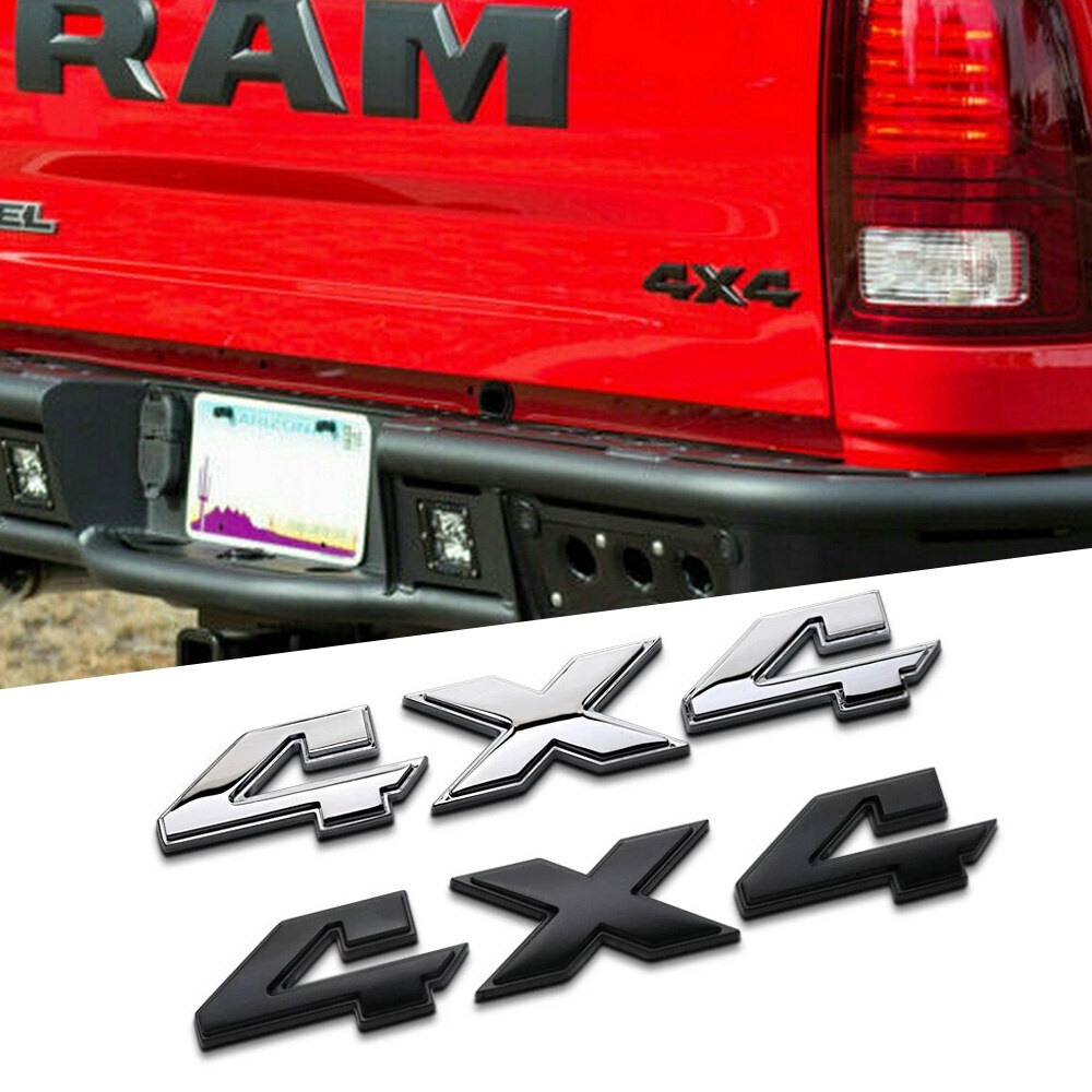 豐田 *READY Stock*3d 4x4 四輪驅動汽車貼紙標誌徽章徽章貼花汽車造型配件適用於 Frod Bmw La