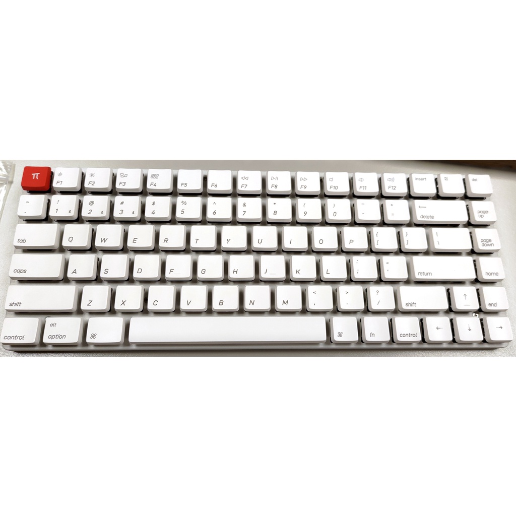 【二手出清】Keychron K3 84鍵無線機械鍵盤(白色款)