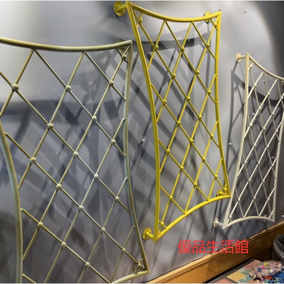 新品免運 loft復古工業風鐵藝立體裝飾網ins照片 裝飾網架 掛牆網格片置物架