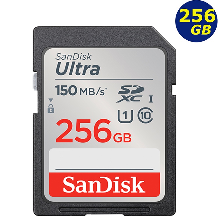 SanDisk 256GB 256G SDXC Ultra 150MB SD SDHC  UHS C10  相機記憶卡