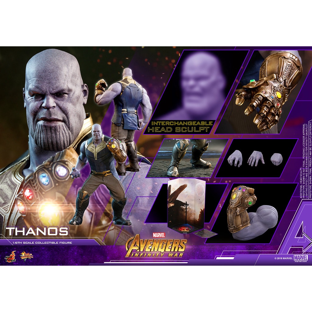 野獸國 Hot Toys MMS479 復仇者聯盟 無限之戰 薩諾斯 Thanos 非 MMS529 MMS564