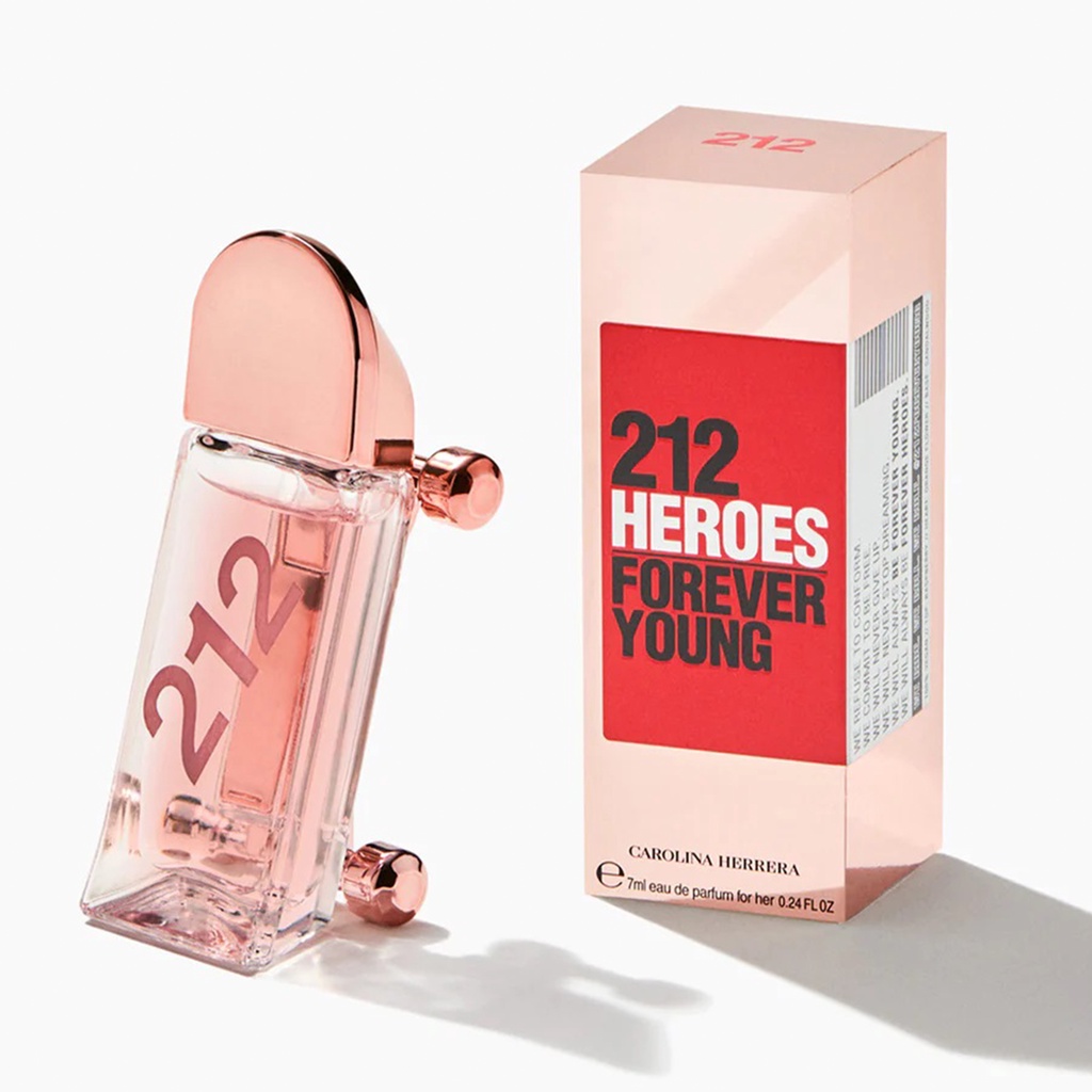 【超激敗】Carolina Herrera 滑板 女性淡香精 7ML 小香 212 Heroes