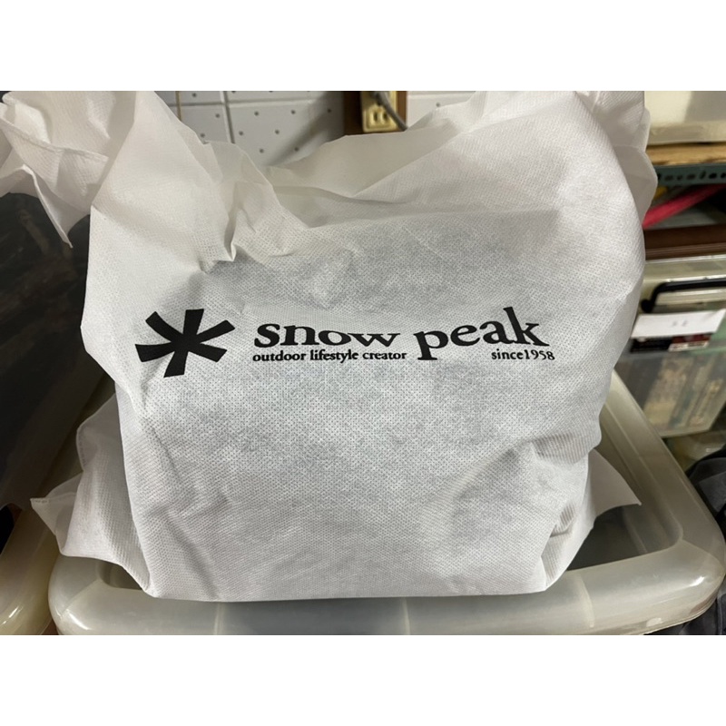 snow peak 收納袋/收納箱 黑色（下標前請先詢問）
