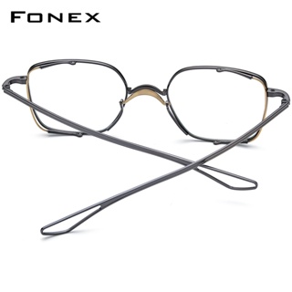 Image of thu nhỏ Fonex 純鈦眼鏡框男士 2022 新款復古復古方形眼鏡光學眼鏡 #7