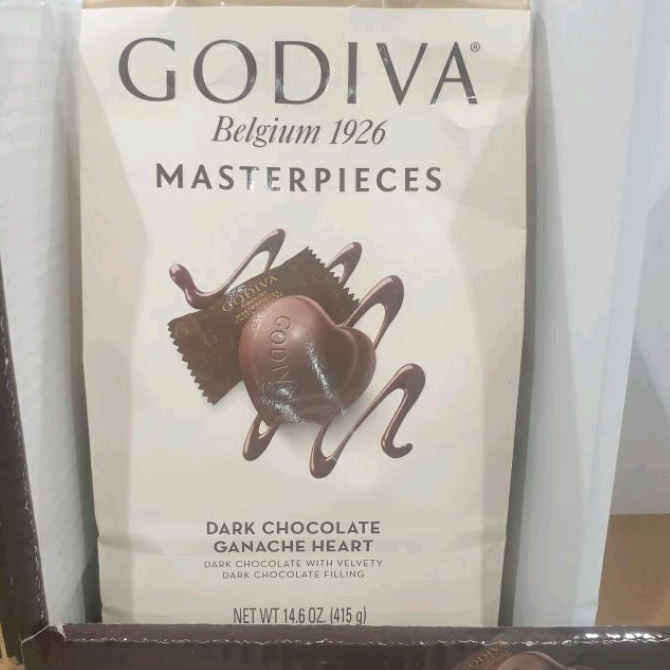 【阿猜本丸】GODIVA 獨立包裝 心型黑巧克力 每包415g COSTCO 好市多