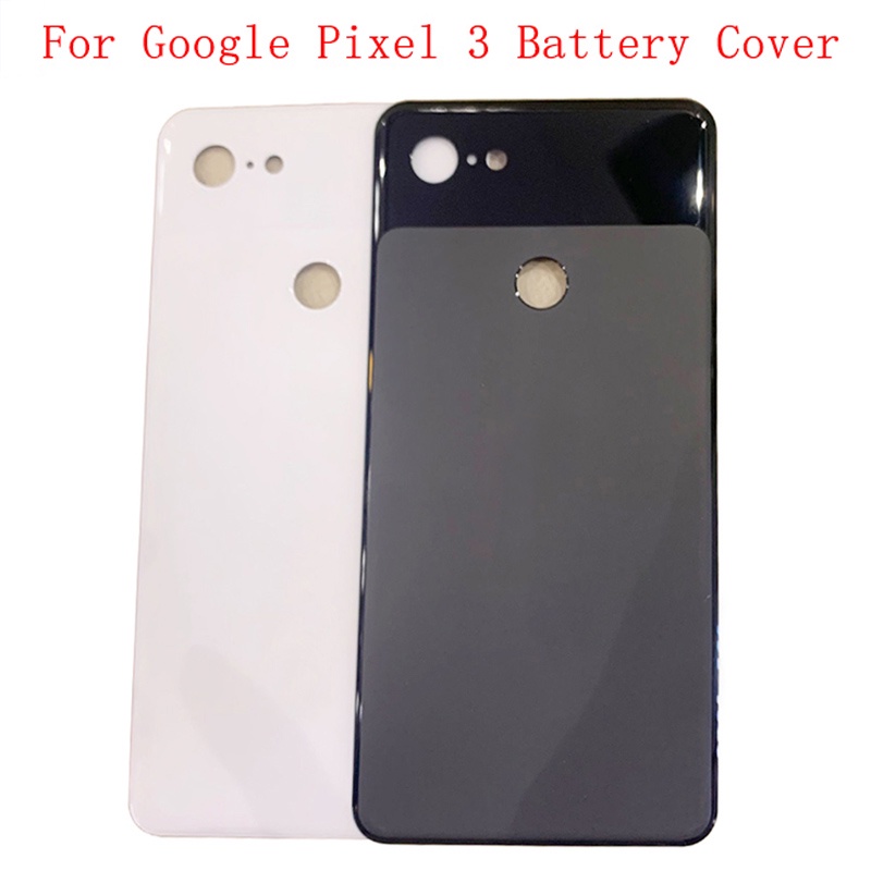 適用於 Google Pixel 3 3XL 單後蓋的原裝電池蓋後蓋玻璃面板門外殼,帶徽標更換部件
