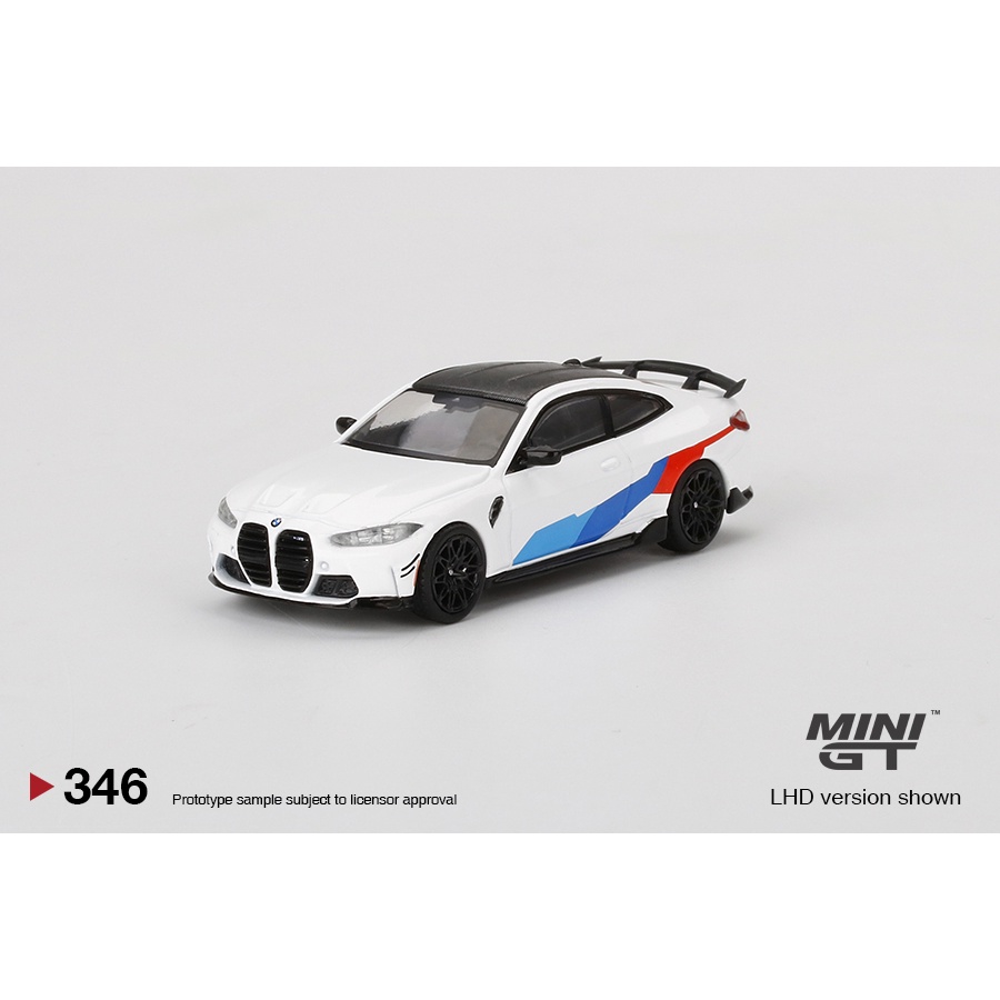 (林口現貨) MINI GT 1/64 BMW M4  G82 Alpine White  #346