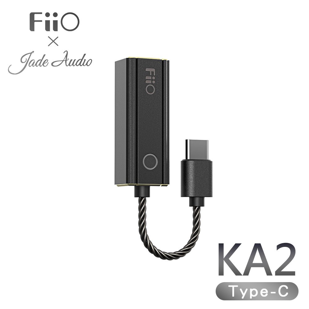 【風雅小舖】【FiiO X Jade Audio KA2 隨身型解碼耳機轉換器(Type-C版)】