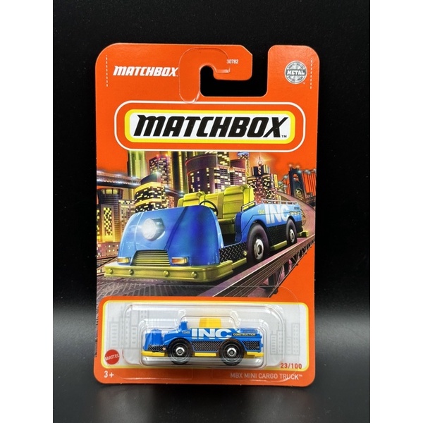 -78車庫- 1/64 火柴盒 Matchbox MBX Mini Cargo Truck 機場 貨機 貨物 運輸車