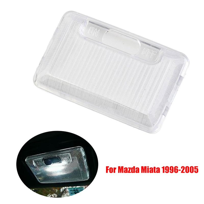 MAZDA {好}先生951527 適用於馬自達 Miata/MX-5 1996-2005 汽車配件高品質的透明車頂燈鏡