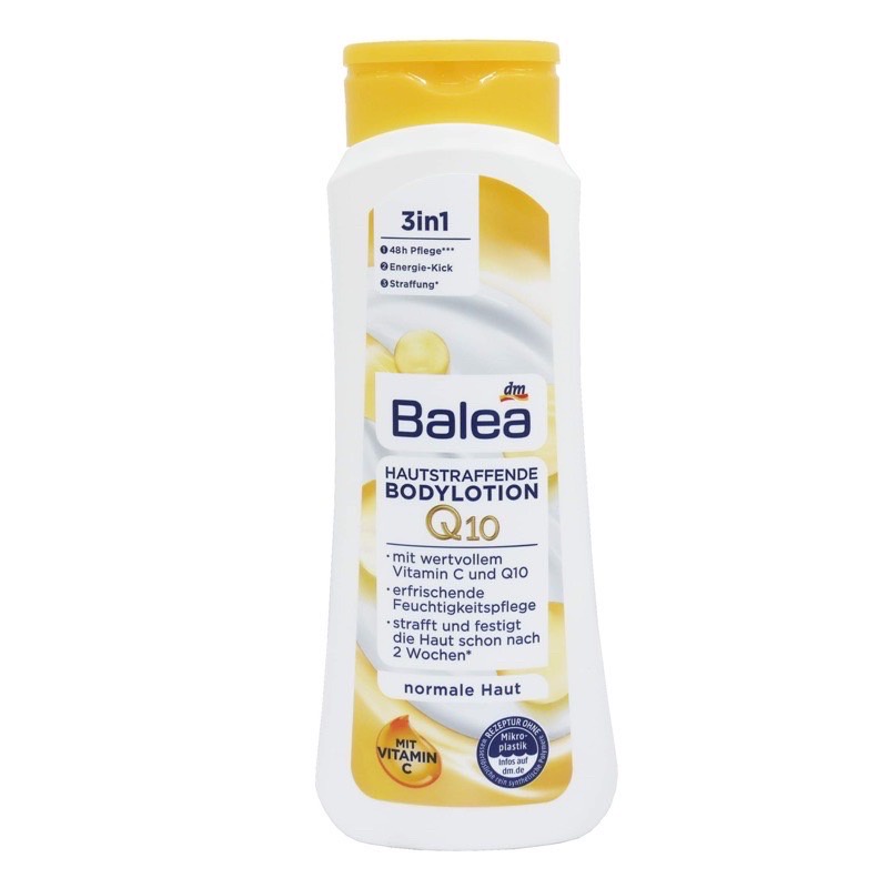《福利熊本舖》德國 BALEA Q10 柔膚能量滋養身體乳液400ML