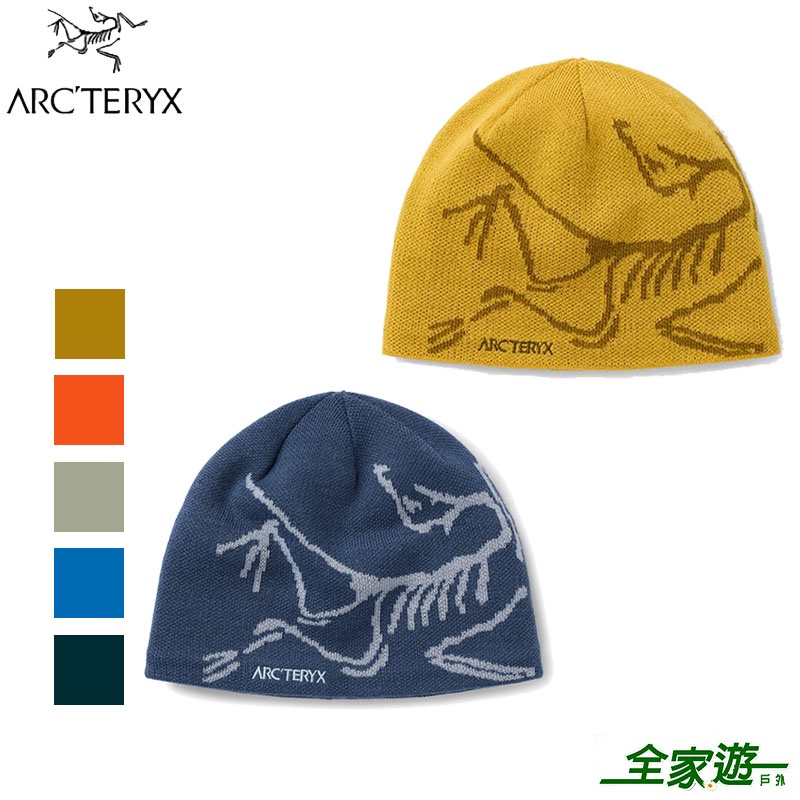 【Arcteryx 始祖鳥】Bird Logo針織毛帽 多色 保暖帽/毛線帽/大鳥帽/羊毛帽/護耳帽 29803