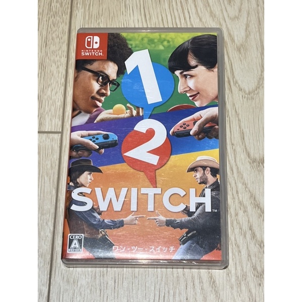 二手，英/日文版，面對面派對 12switch，1 2 Switch，1-2-Switch 狀態超良好，近全新