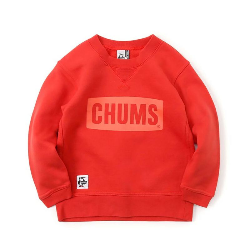 CHUMS Kids Logo Crew Top圓領套頭衫 紅色 CH201059R080