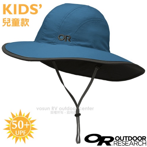【美國 Outdoor Research】童款 UPF50+ 抗紫外線透氣牛仔大盤帽子_藍色_243464-1856