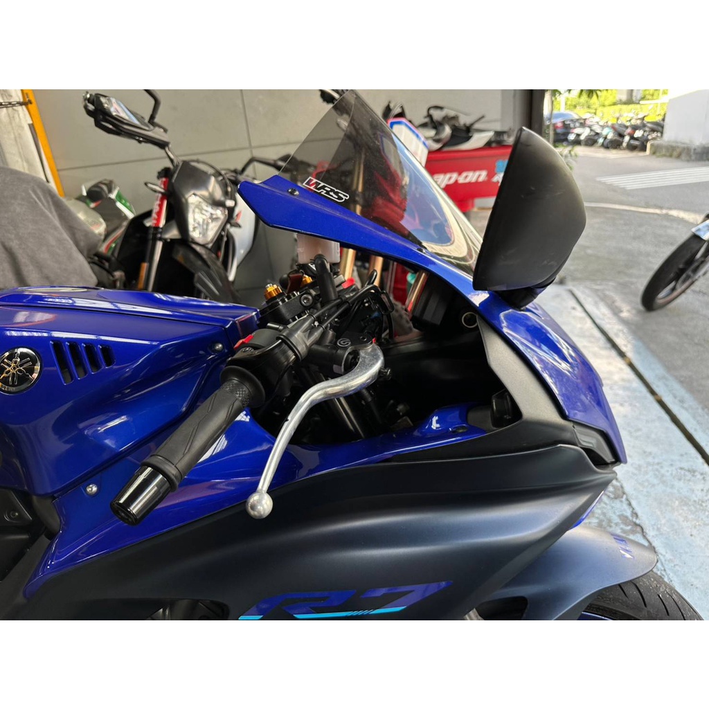 【貝爾摩托車精品店】WRS 風鏡 淺墨色 YAMAHA YZF-R6 17~ R7 擋風鏡 高角度 燻黑