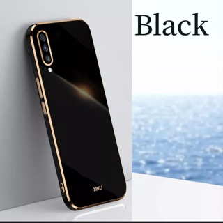 SAMSUNG Hitam 手機殼三星 Galaxy A50S A50 A30S 軟殼矽膠外殼保護套柔性黑色