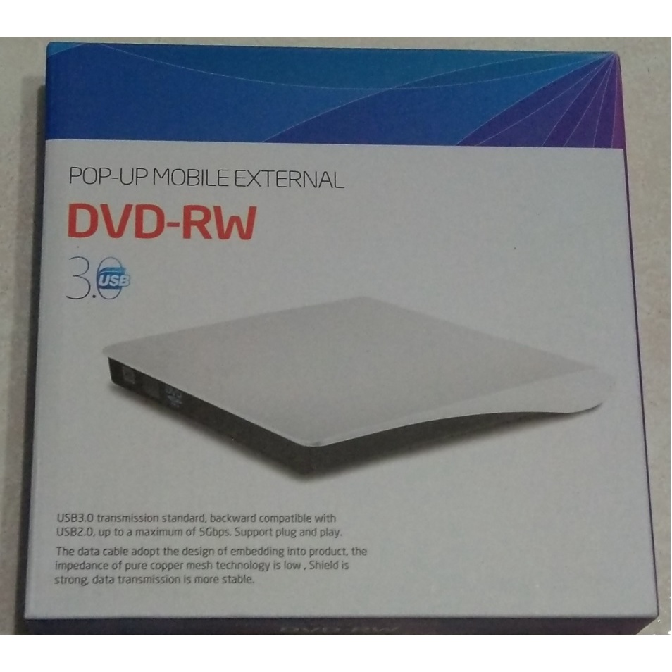 外接式藍光光碟機 髮絲紋 USB3.0 BD 藍光combo機/可讀藍光/燒錄DVD CD/mac win10/筆電