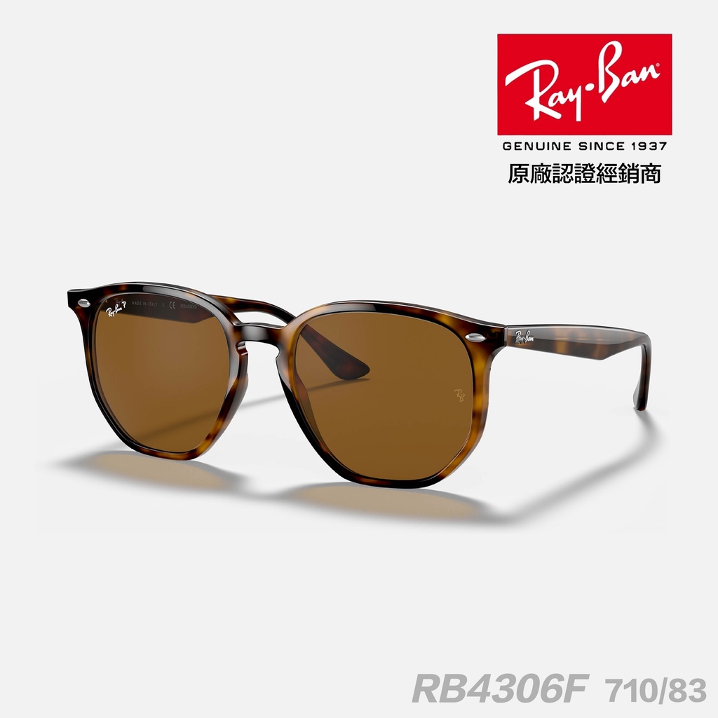 「原廠保固現貨👌」RAY BAN 雷朋 瘦子同款 玳瑁色 偏光 RB4306F 710/83 太陽眼鏡 墨鏡 抗uv