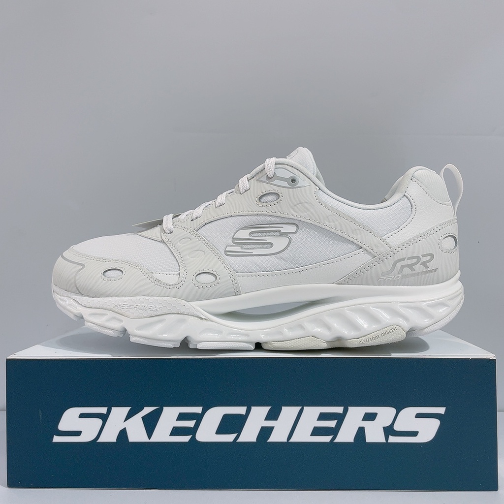 SKECHERS SRR PRO RESISTANCE 男生 白色 彈力 足弓支撐 運動 慢跑鞋 894083WSL