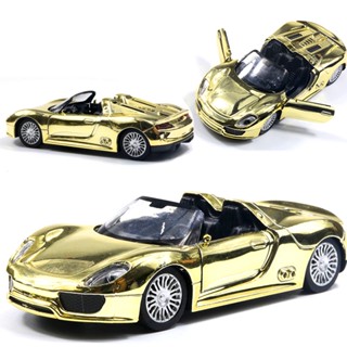 合金車模型 1:36 金色系列 蛋糕擺件模型車 男孩汽車 生日禮物