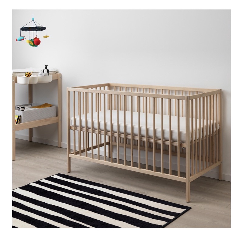 IKEA 木製 嬰兒床 二手