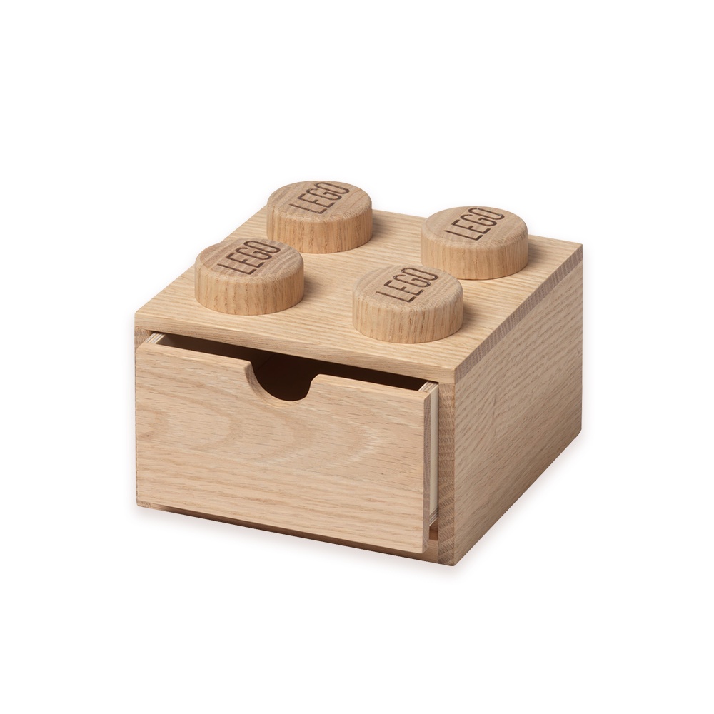 Room Copenhagen 樂高 LEGO 樂高桌上型木製四凸抽屜收納箱