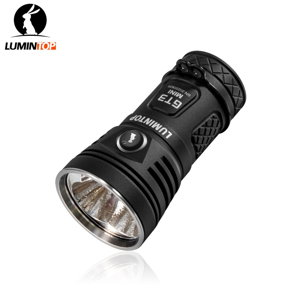 Lumintop GT3 Mini 26650/26350手電筒極亮3顆XHP50.2冷燈珠10000流明射程375米側