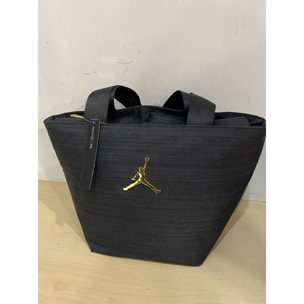 🔥熱銷Nike Jordan 黑金 很有質感 保溫保冷 防潑水 保溫袋 午餐包 餐袋 提袋 方便 聖誕禮物 手提袋