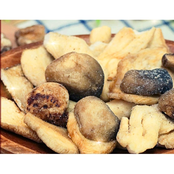 [烘培王]80g 綜合菇脆片 秀珍菇脆片 香菇脆片 杏鮑菇脆片 草菇脆片